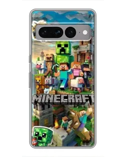 Чохол для Google Pixel 7 Pro з картинкою «Замок Minecraft»