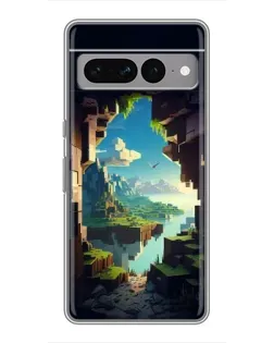Чехол для Google Pixel 7 Pro с картинкой «Вид из пещеры»