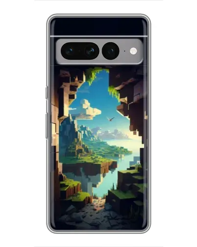 Чехол для Google Pixel 7 Pro с картинкой «Вид из пещеры»