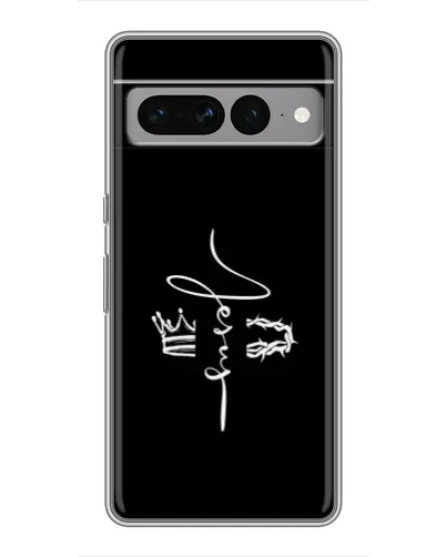 Чехол для Google Pixel 7 Pro с картинкой «Король Славы Jesus»