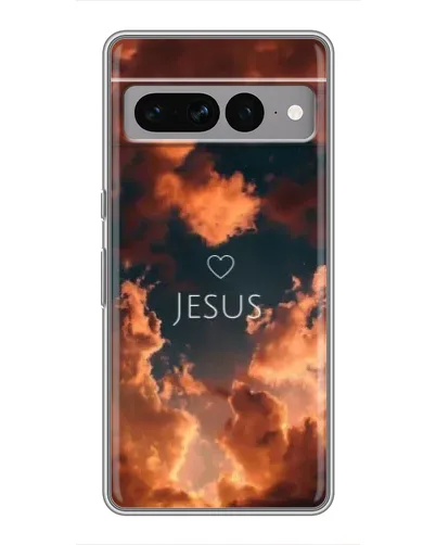 Чехол для Google Pixel 7 Pro с картинкой «Сияние Имени Jesus»