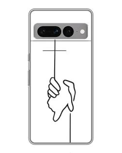 Чехол для Google Pixel 7 Pro с картинкой «Рука держит»