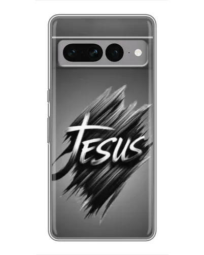 Чехол для Google Pixel 7 Pro с картинкой «Надпись Jesus Graffiti»