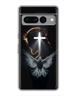 Чехол для Google Pixel 7 Pro с картинкой «Голубь и Свет»