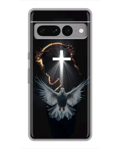 Чехол для Google Pixel 7 Pro с картинкой «Голубь и Свет»