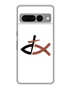 Чехол для Google Pixel 7 Pro с картинкой «Рыба и крест»