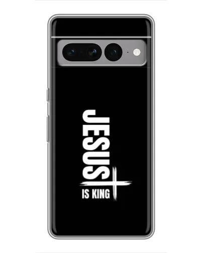 Чехол для Google Pixel 7 Pro с картинкой «Вертикаль веры Jesus»
