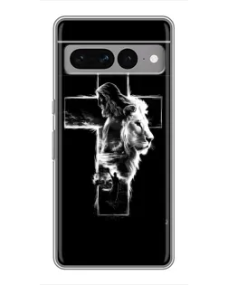 Чехол для Google Pixel 7 Pro с картинкой «Сияющий крест Jesus»