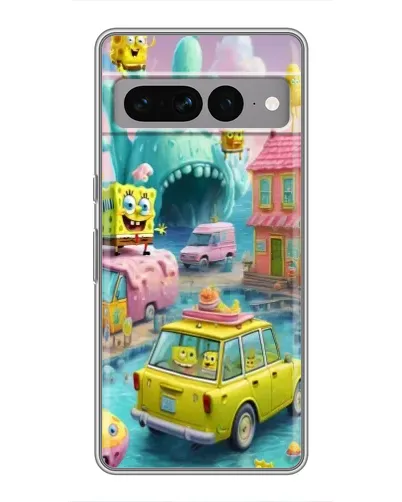Чехол для Google Pixel 7 Pro с картинкой «Монстр-трак приключения»