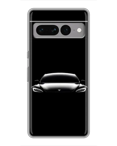 Чохол для Google Pixel 7 Pro з картинкою «Фари Tesla Night»