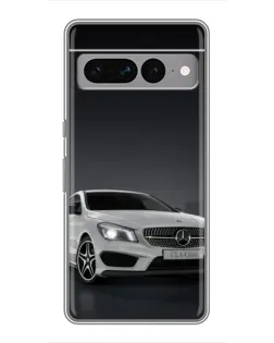 Чехол для Google Pixel 7 Pro с картинкой «Mercedes AMG GT Silver»