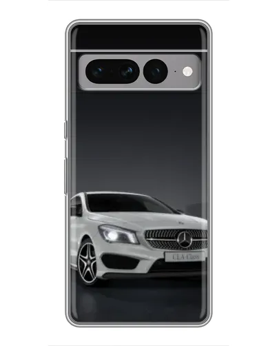 Чехол для Google Pixel 7 Pro с картинкой «Mercedes AMG GT Silver»