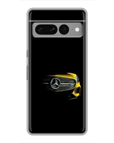 Чехол для Google Pixel 7 Pro с картинкой «Mercedes — ретро стиль»
