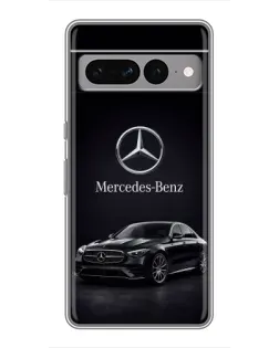 Чехол для Google Pixel 7 Pro с картинкой «Mercedes — решетка радиатора»