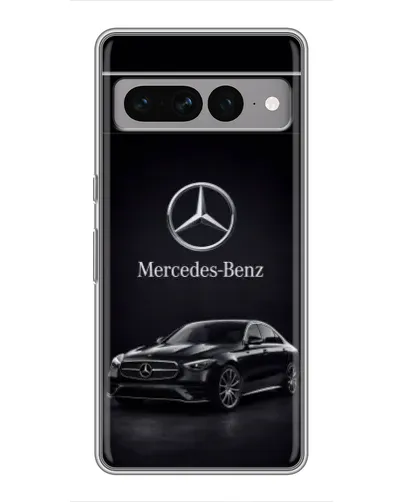 Чехол для Google Pixel 7 Pro с картинкой «Mercedes — решетка радиатора»