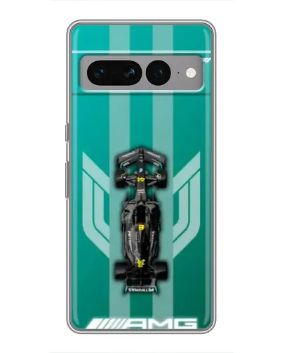 Чехол для Google Pixel 7 Pro с картинкой «Mercedes AMG Petronas»
