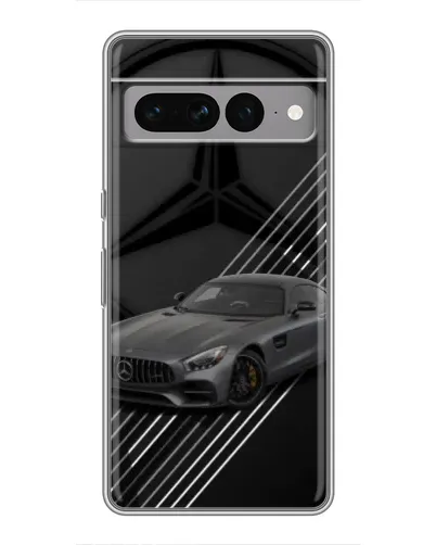Чехол для Google Pixel 7 Pro с картинкой «Mercedes AMG — графика»