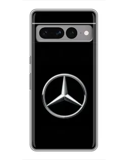 Чехол для Google Pixel 7 Pro с картинкой «Mercedes классический лого»
