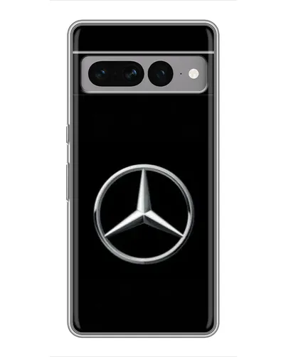 Чехол для Google Pixel 7 Pro с картинкой «Mercedes классический лого»