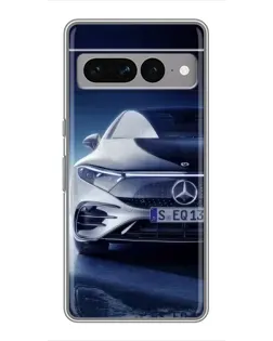Чехол для Google Pixel 7 Pro с картинкой «Mercedes EQ — будущее»