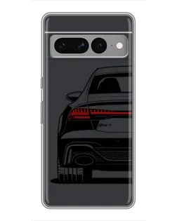 Чехол для Google Pixel 7 Pro с картинкой «Задняя часть Audi — арт»