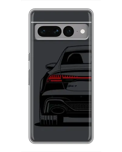 Чехол для Google Pixel 7 Pro с картинкой «Задняя часть Audi — арт»