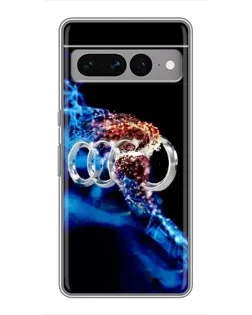 Чехол для Google Pixel 7 Pro с картинкой «Энергия лого Audi»