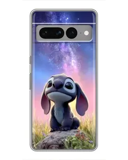 Чехол для Google Pixel 7 Pro с картинкой «Стич на рассвете»