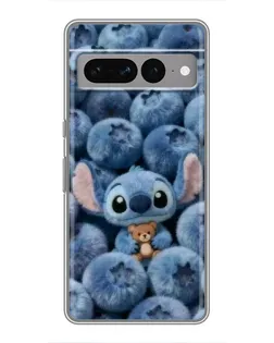 Чехол для Google Pixel 7 Pro с картинкой «Стич и голубика»