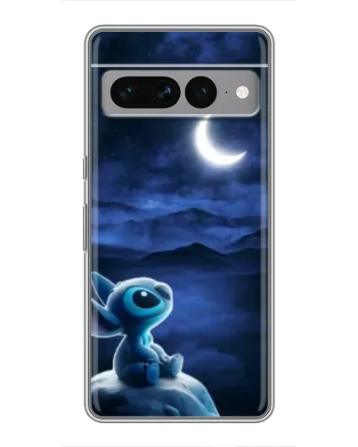 Чехол для Google Pixel 7 Pro с картинкой «Лунная ночь Стича»