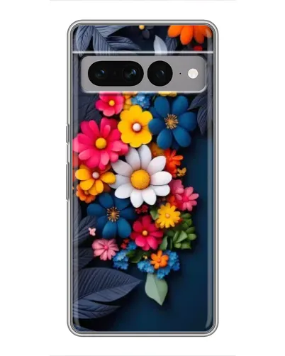 Чехол для Google Pixel 7 Pro с картинкой «Цветочная феерия»