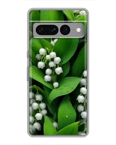 Чехол для Google Pixel 7 Pro с картинкой «Ландыши в зелени»
