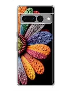 Чехол для Google Pixel 7 Pro с картинкой «Радужный цветок»