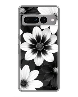 Чехол для Google Pixel 7 Pro с картинкой «Монохромные астры»