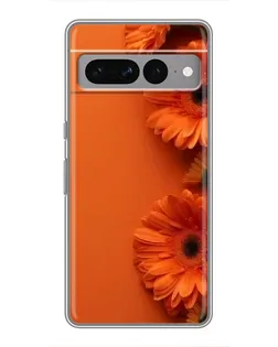 Чехол для Google Pixel 7 Pro с картинкой «Оранжевые герберы»