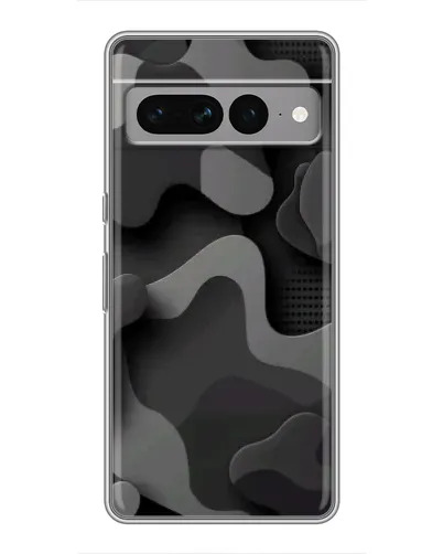 Чехол для Google Pixel 7 Pro с картинкой «Темный абстрактный камуфляж»