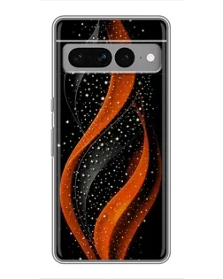 Чехол для Google Pixel 7 Pro с картинкой «Огненная звездная волна»