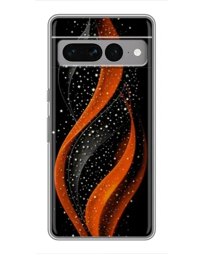 Чехол для Google Pixel 7 Pro с картинкой «Огненная звездная волна»