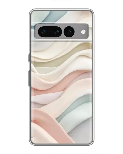 Чехол для Google Pixel 7 Pro с картинкой «Пастельные нежные волны»