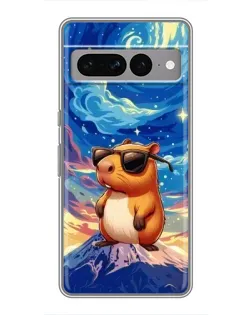 Чехол для Google Pixel 7 Pro с картинкой «Капибара Ван Гога»