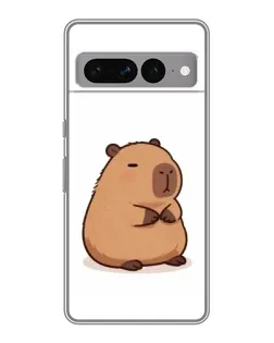 Чехол для Google Pixel 7 Pro с картинкой «Толстенькая капибара»