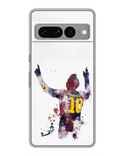 Чехол для Google Pixel 7 Pro с картинкой «Акварельный Месси Барселона»
