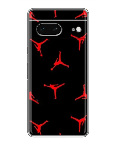 Чохол для Google Pixel 7 з картинкою «Jordan Red Pattern»