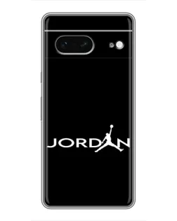 Чохол для Google Pixel 7 з картинкою «Jordan White Logo»