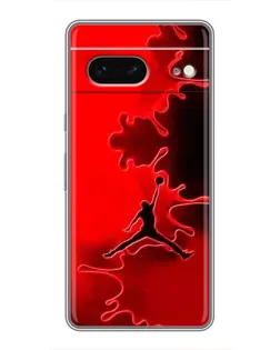 Чохол для Google Pixel 7 з картинкою «Jordan Red Smoke»
