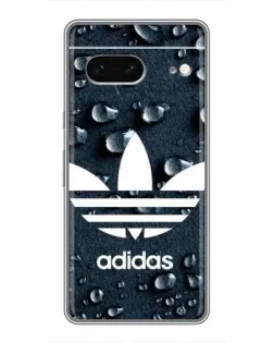 Чехол для Google Pixel 7 с картинкой «Adidas Trefoil Blue»