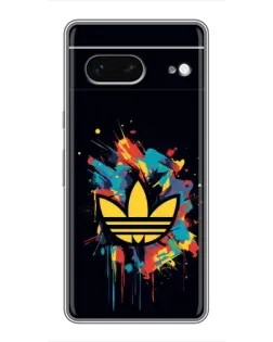 Чехол для Google Pixel 7 с картинкой «Adidas Splash»