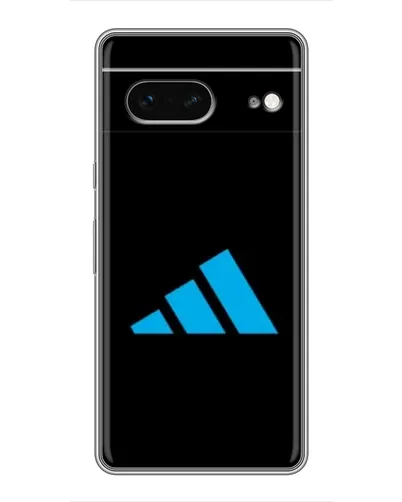 Чехол для Google Pixel 7 с картинкой «Adidas Cyan Logo»
