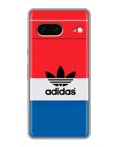 Чехол для Google Pixel 7 с картинкой «Ретро блоки Adidas»