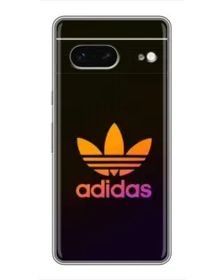 Чехол для Google Pixel 7 с картинкой «Градиент Adidas»